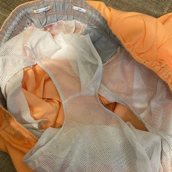 NWT Mens Croft and Barrow 7.5 Solid Swim Shorts In Cantaloupe | 2X NWT - Picture 8 of 10